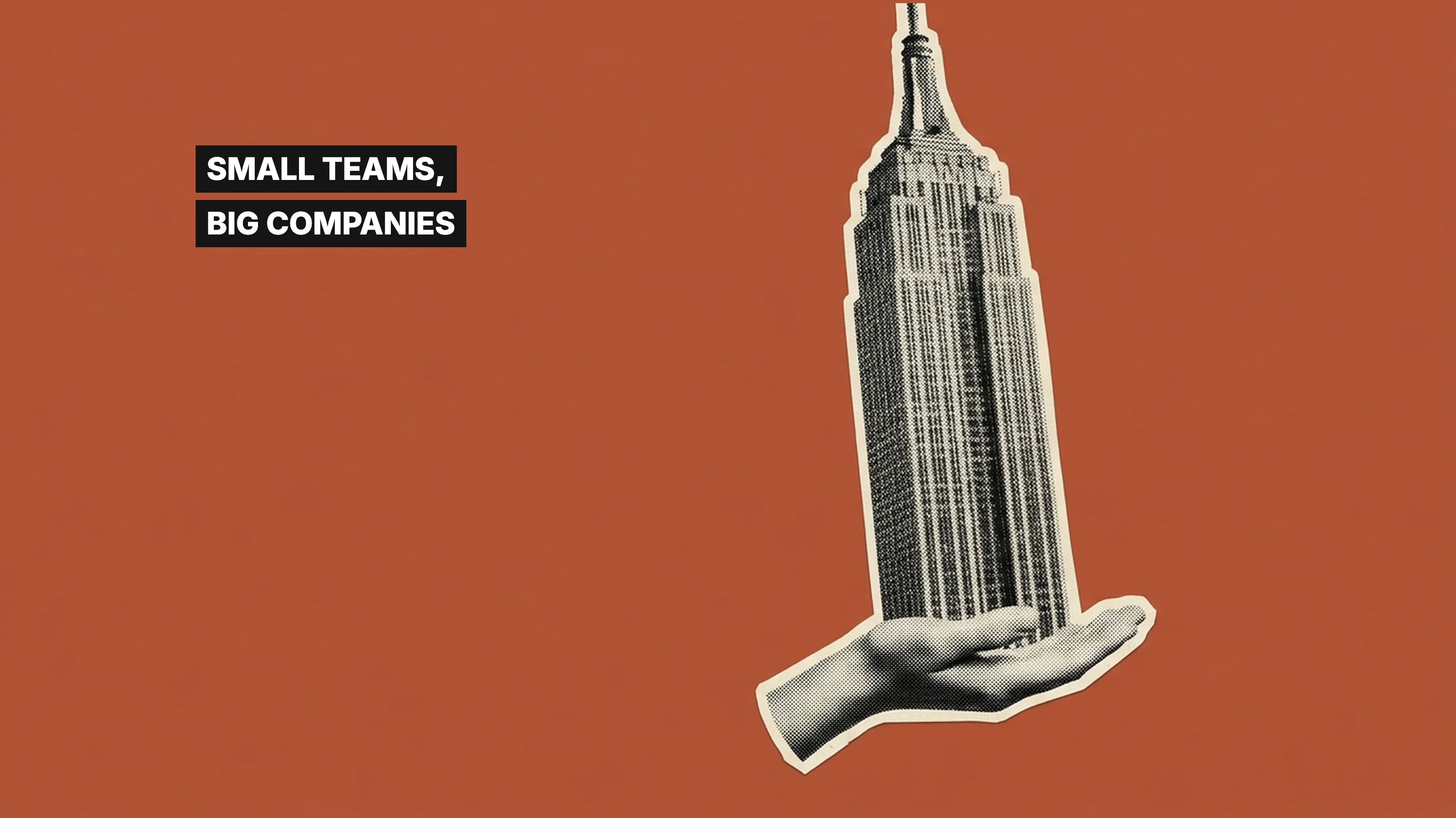 Small teams, big companies: who actually does the work in the AI agent market